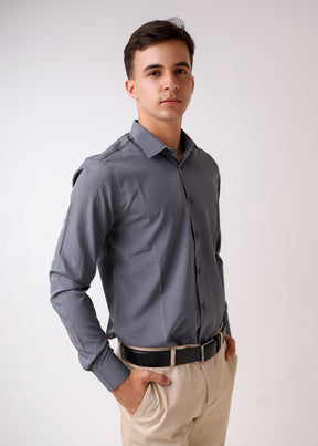 Z-Tech™ Dress Shirts Gray