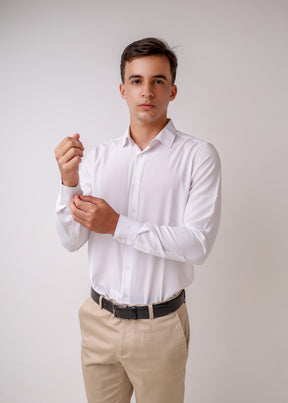 Z-Tech™ Dress Shirts White