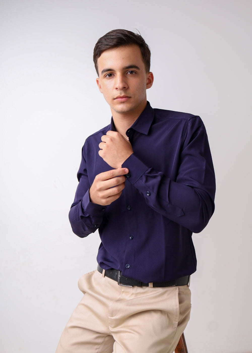 Z-Tech™ Dress Shirts Deep Blue