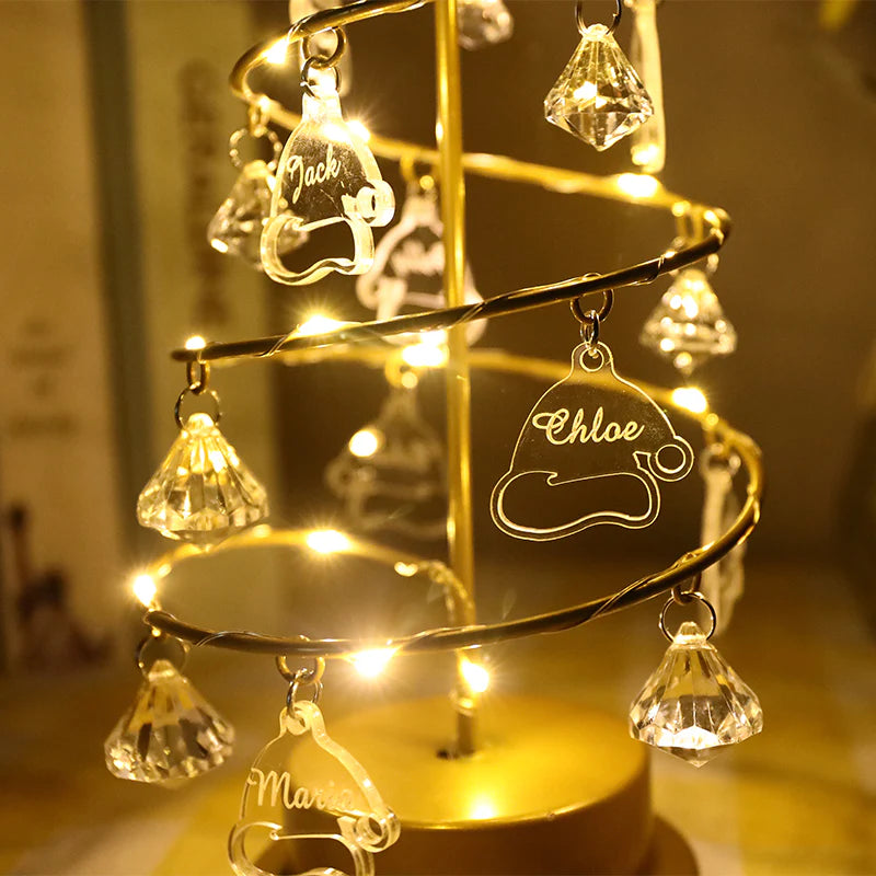 Personalized Decorative Christmas Tree with Names