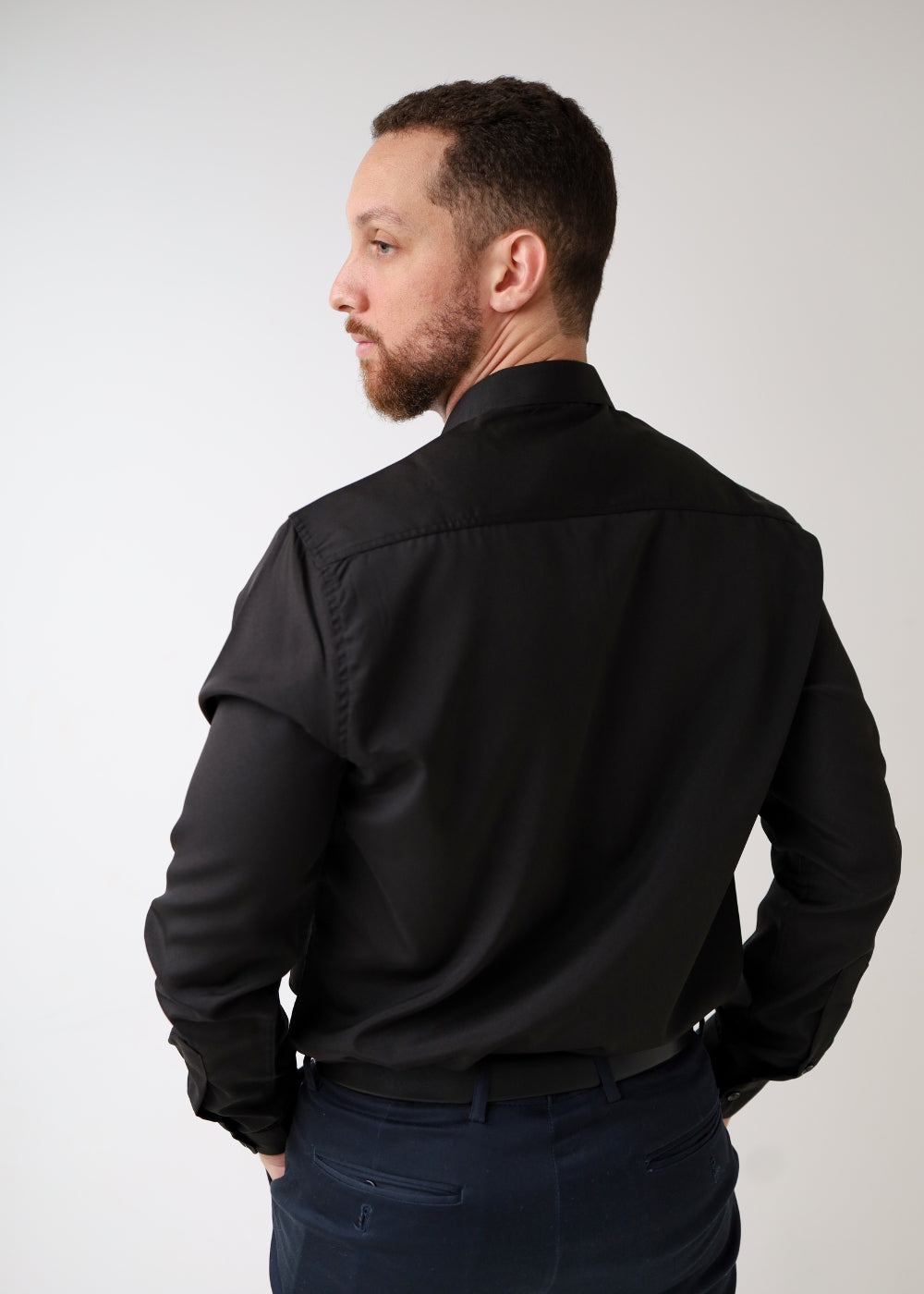 Z-Tech™ Dress Shirts Black