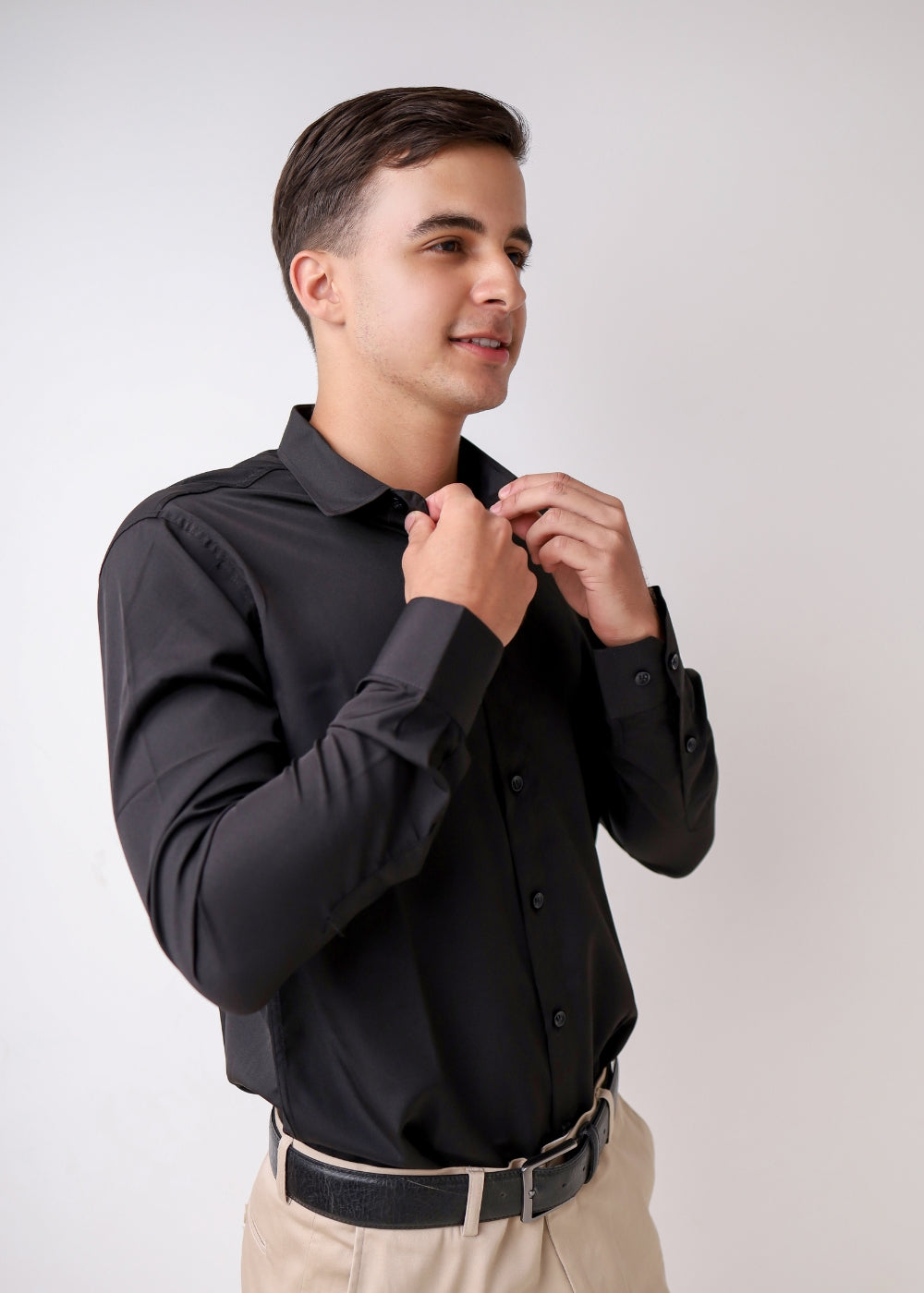 Z-Tech™ Dress Shirts Black