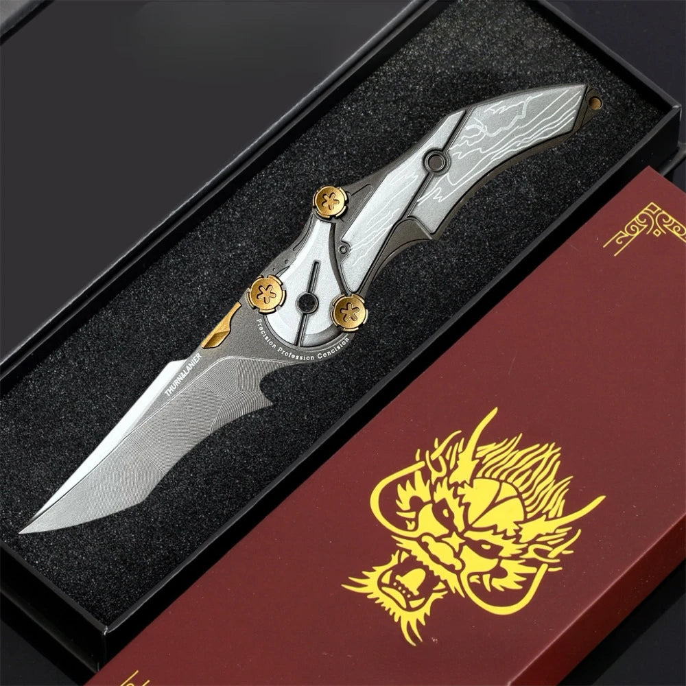 High Hardness Outdoor Portable Multifunctional Folding Knife