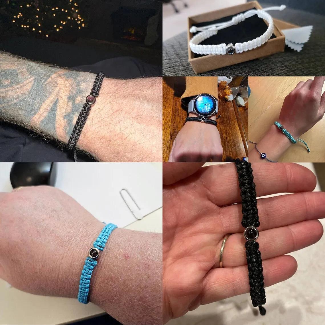 Personalized Photo Projection Bracelet