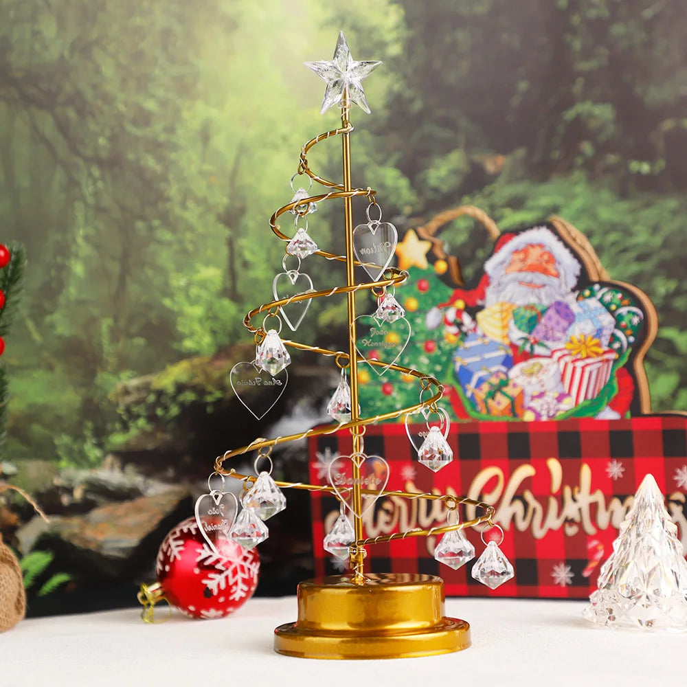 Personalized Decorative Christmas Tree with Names