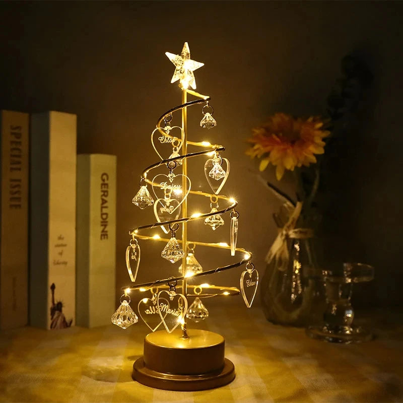 Personalized Decorative Christmas Tree with Names