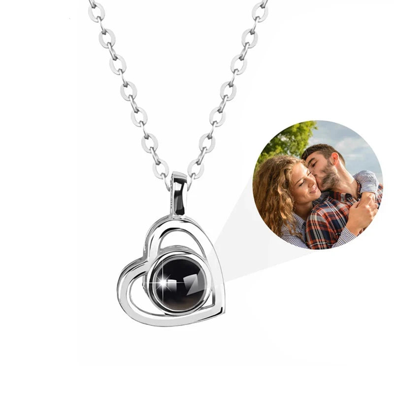 Women's Projection Necklace for Couple