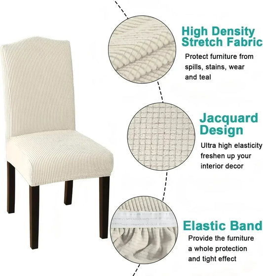 Anpoqe™ Modern Waterproof Stretch Dining Chair Covers