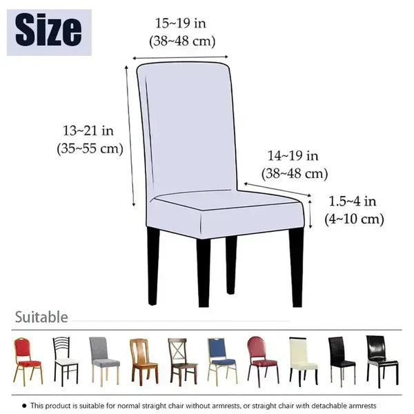 Anpoqe™ Modern Waterproof Stretch Dining Chair Covers